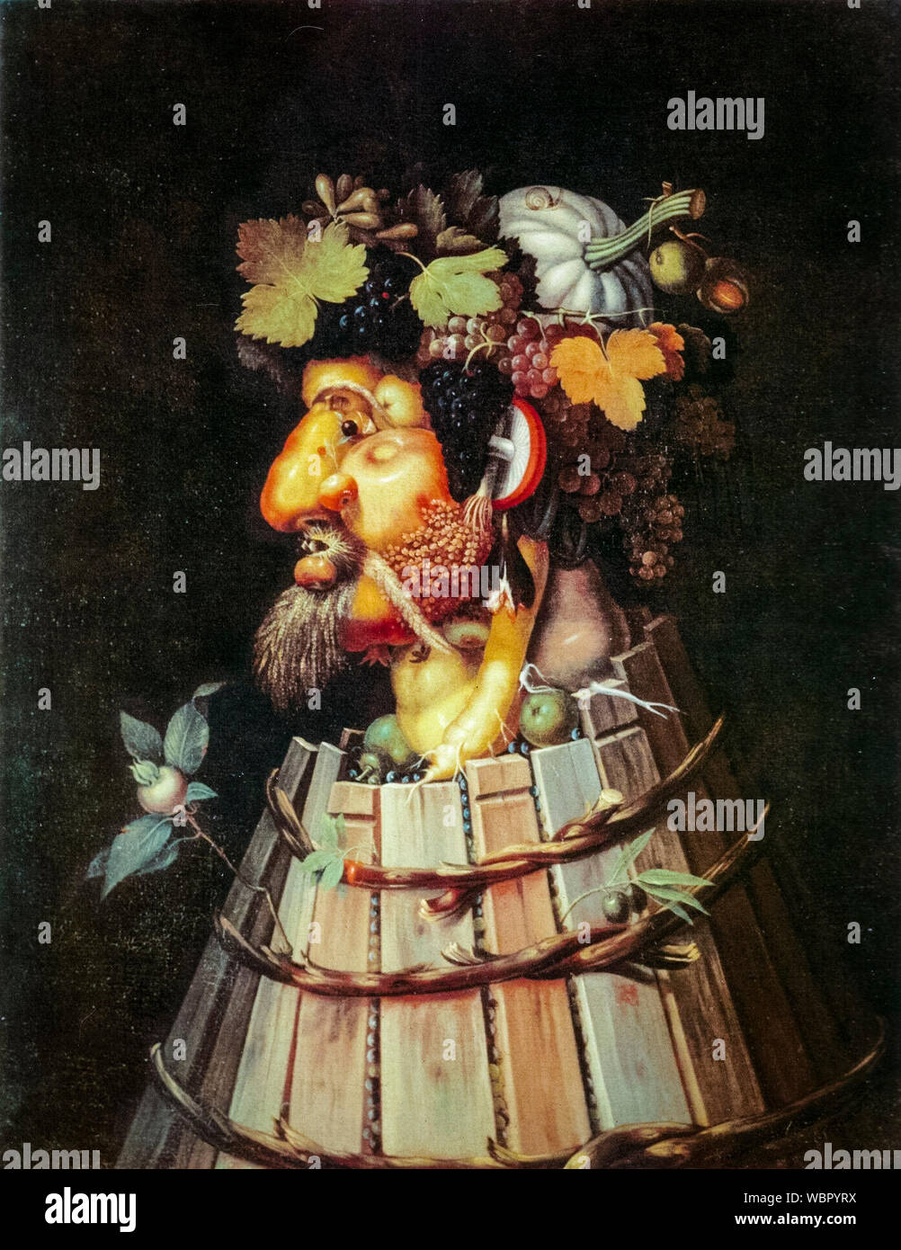Giuseppe Arcimboldo, Autunno, (le quattro stagioni), pittura, 1572 Foto Stock