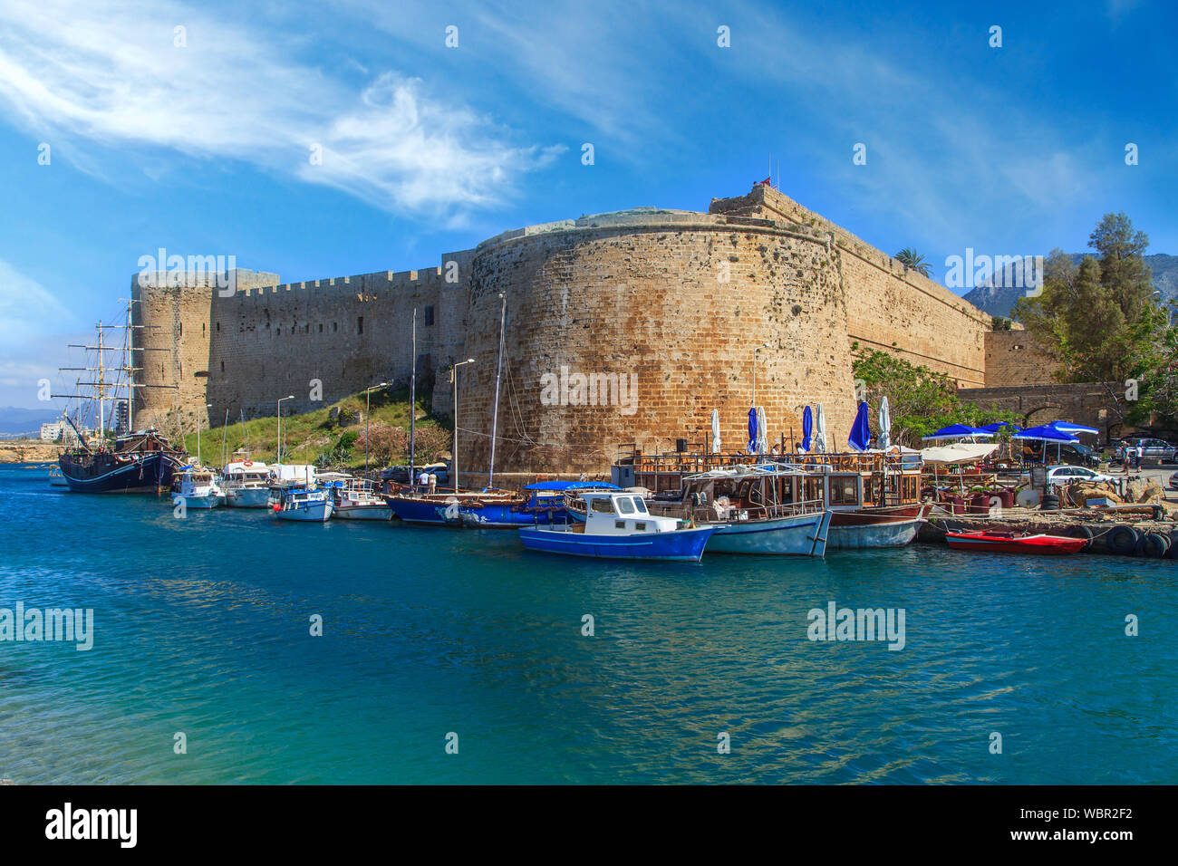 Il castello di Kyrenia in Cipro Foto Stock