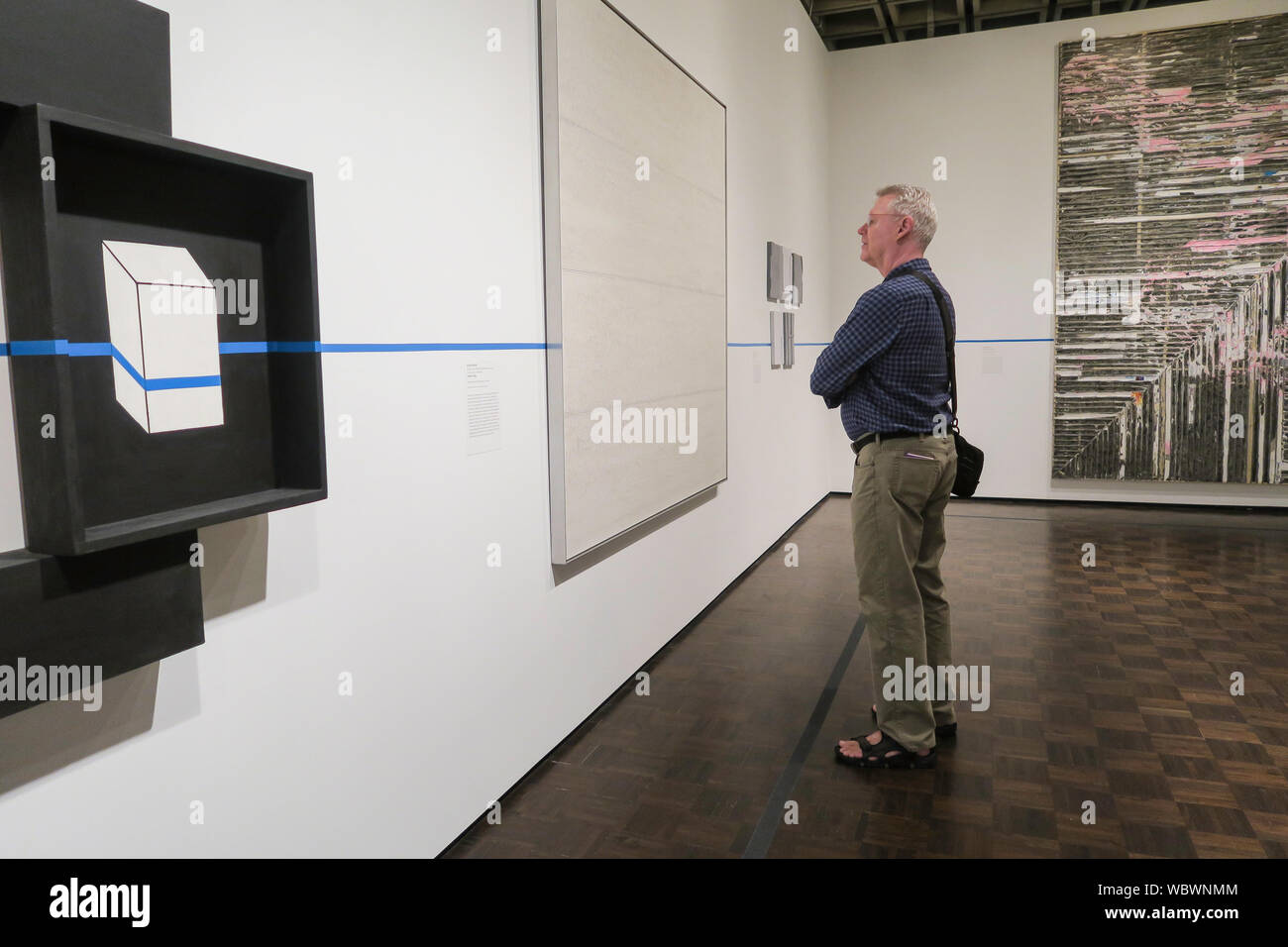 Presentano presso il Met Breuer Museum di New York City, Stati Uniti d'America Foto Stock