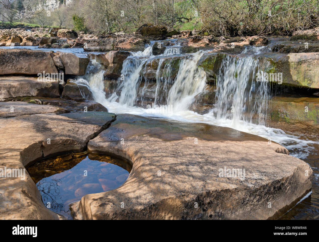 Wain Wath vigore, Swaledale Foto Stock