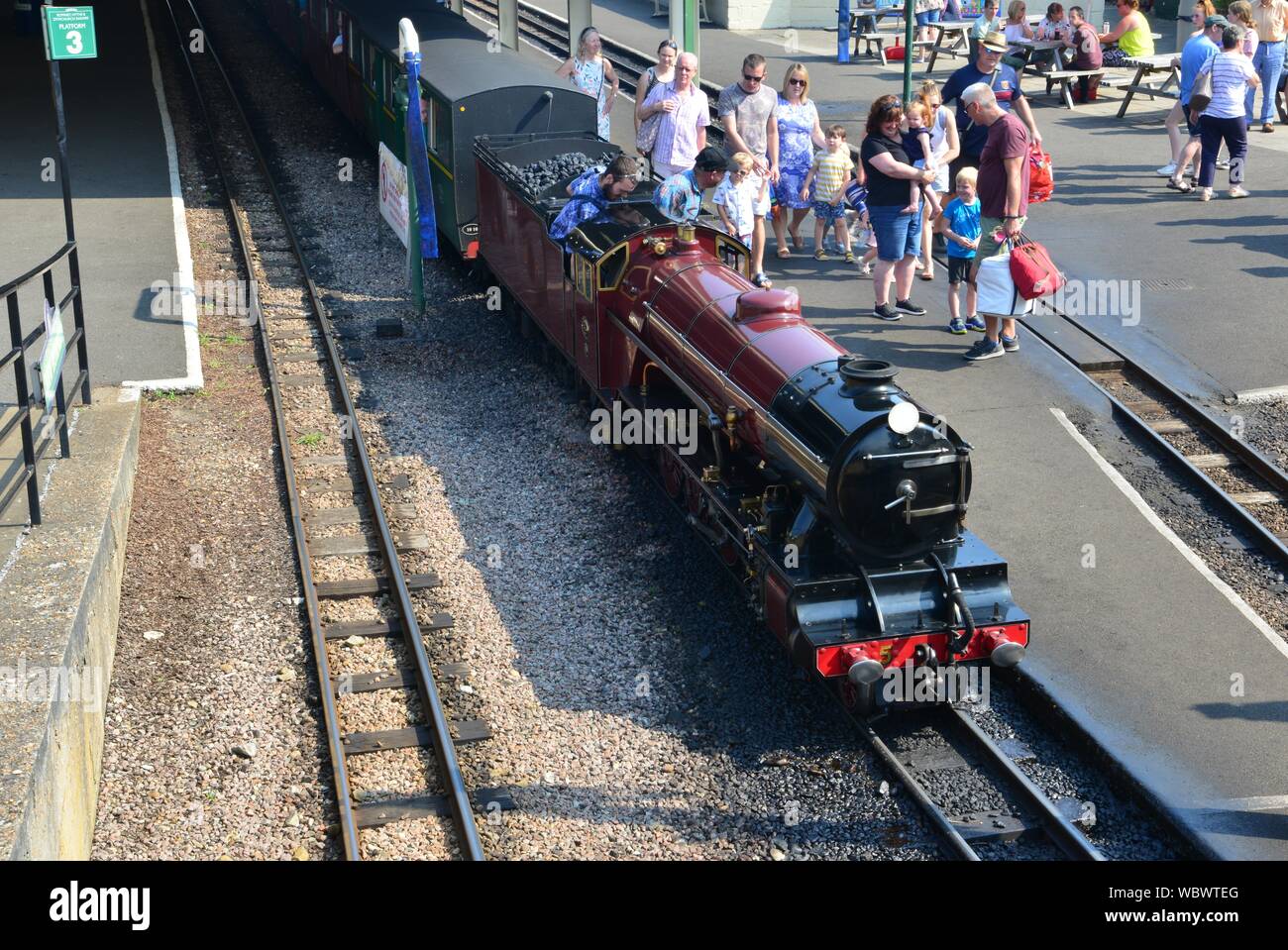 Hercules presso la stazione del RHDR Foto Stock