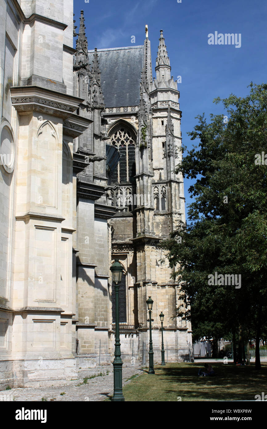 Orléans Cathdral Saint-Croix, Loiret, Centre, Francia Foto Stock