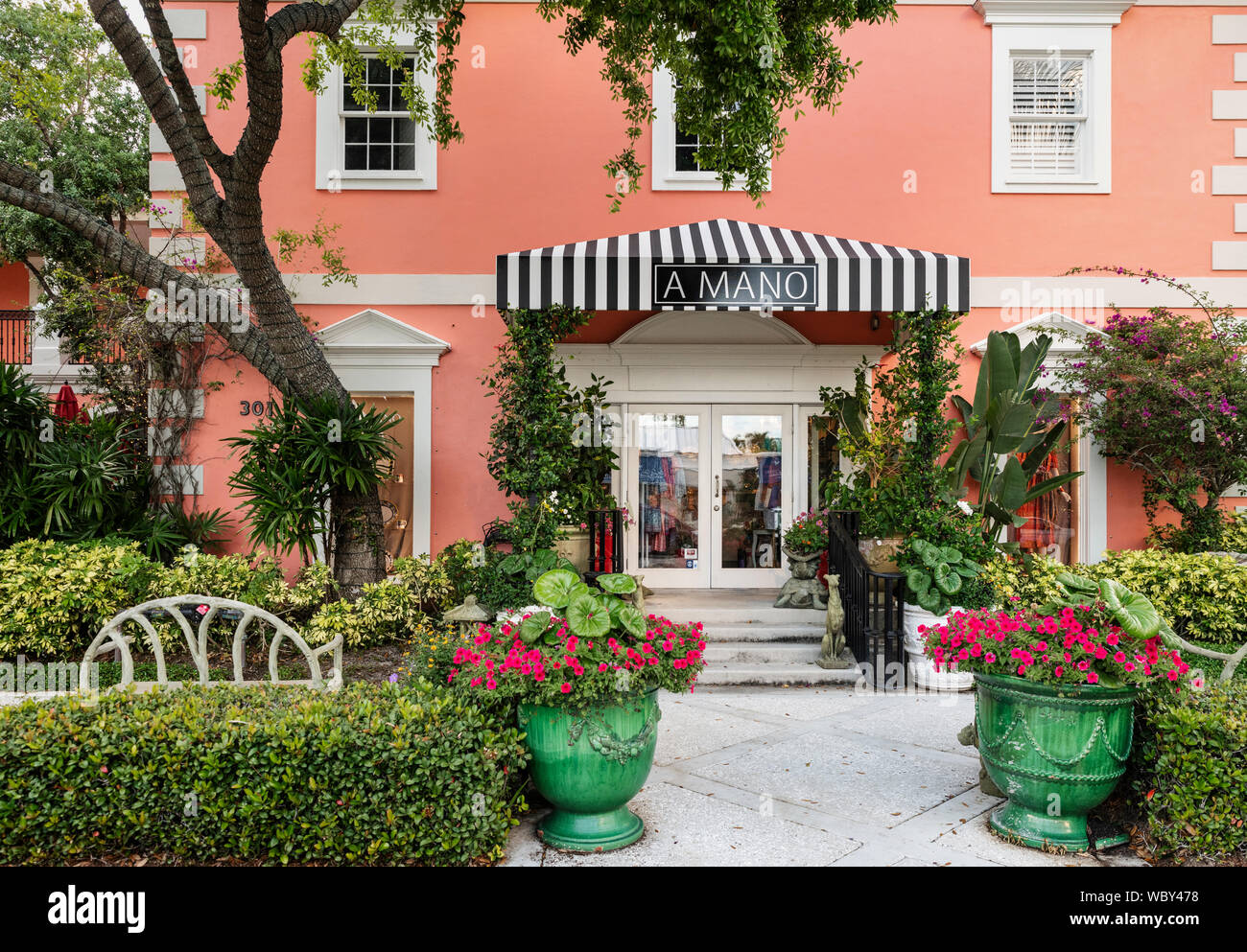 Una Mano di lusso negozio di regalo, Naples, Florida, Stati Uniti d'America. Foto Stock