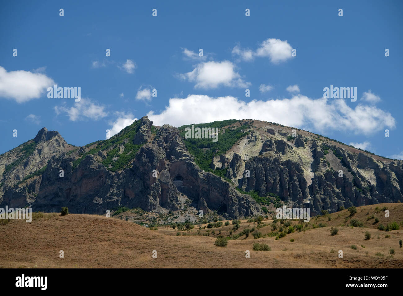 Kayadibi Village è situato nel quartiere Şebinkarahisar di Giresun. Foto Stock