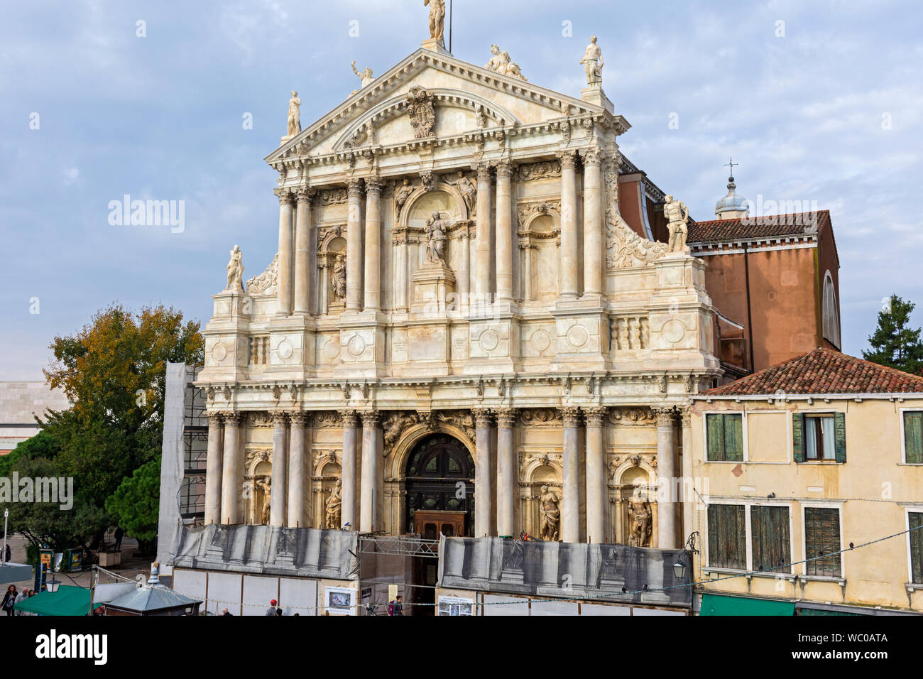 La chiesa di Santa Maria di Nazareth, dal Ponte degli Scalzi, Grand
