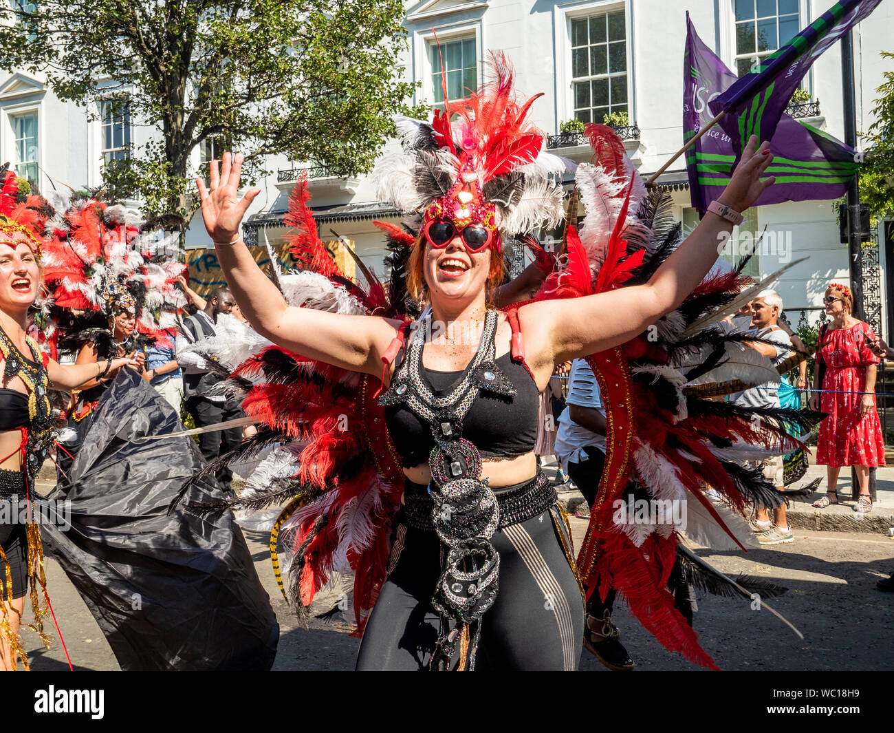 Carnevale di Notting Hill Londra Foto Stock