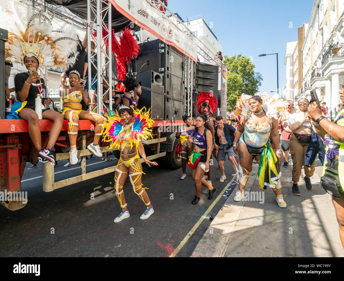 Notting Hill Carnival Divertente Londra Foto Stock