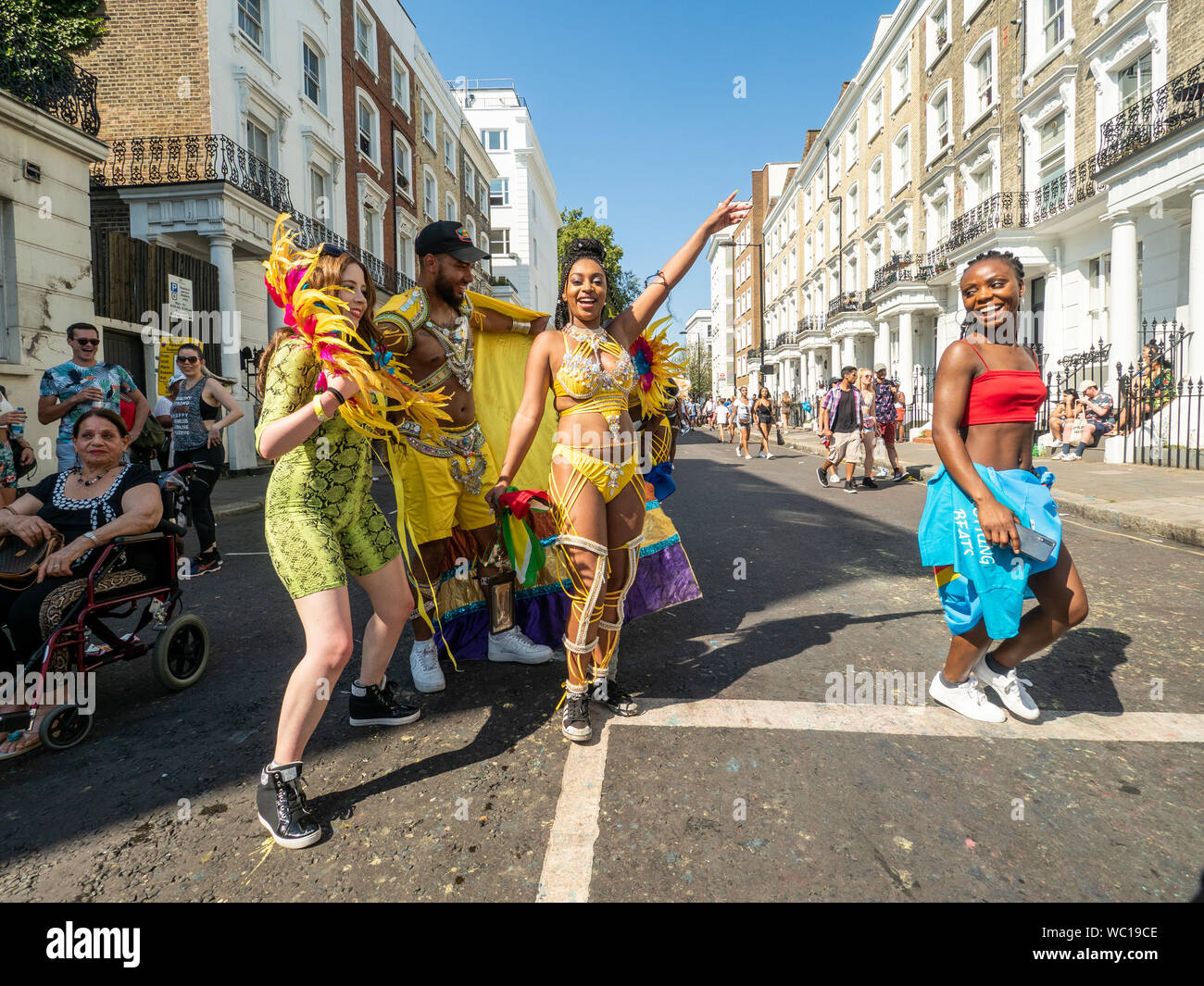 Notting Hill Carnival Divertente Londra Foto Stock