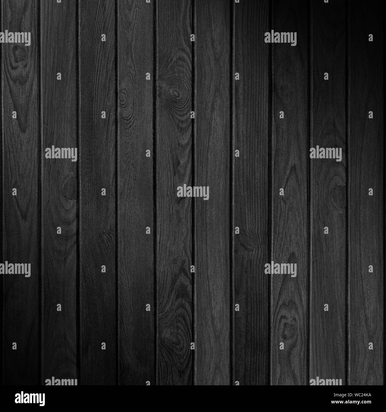 Nero a grana di legno o di imbarco sfondo vintage Foto Stock