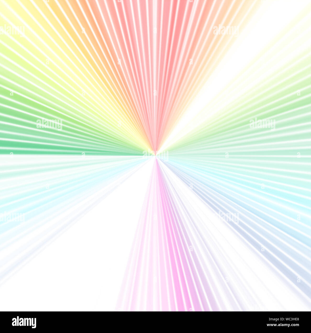 Arte colori Arcobaleno abstract Foto Stock