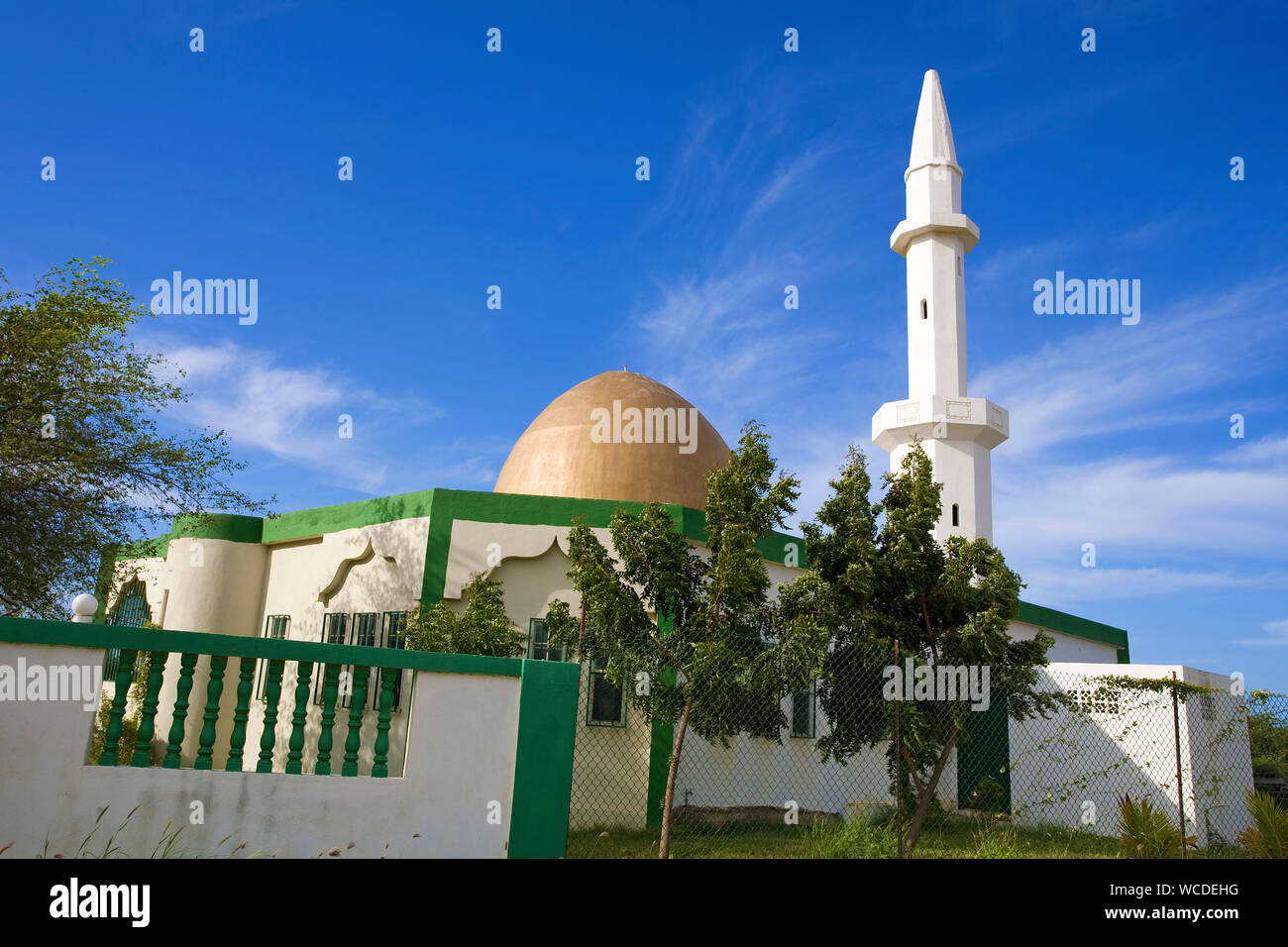 Moschea in Kralendijk, Bonaire, Antille olandesi Foto Stock