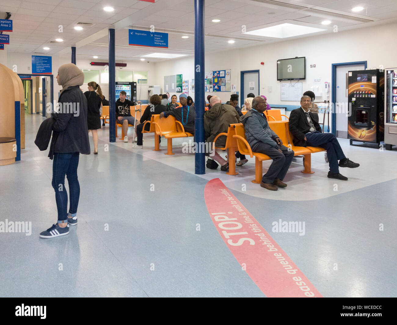 A&E A Whipps Cross Hospital, England, Regno Unito Foto Stock