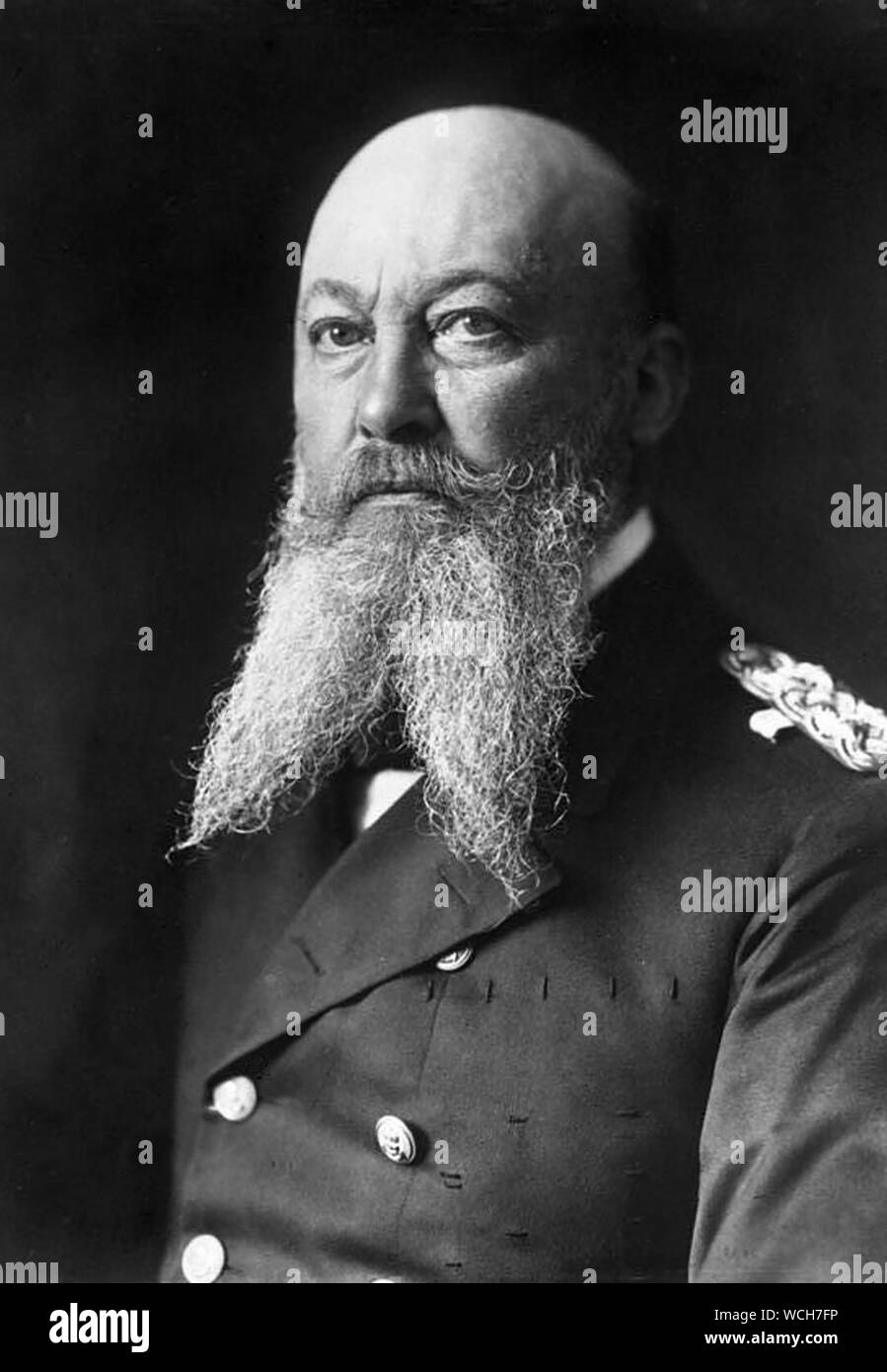 ALFRED von TIRPITZ (1849-1930) Tedesco Grand Ammiraglio nel 1903 Foto Stock