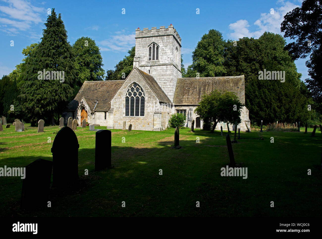 La Chiesa di Santa Maria Vergine, Church Fenton, North Yorkshire, Inghilterra, Regno Unito Foto Stock