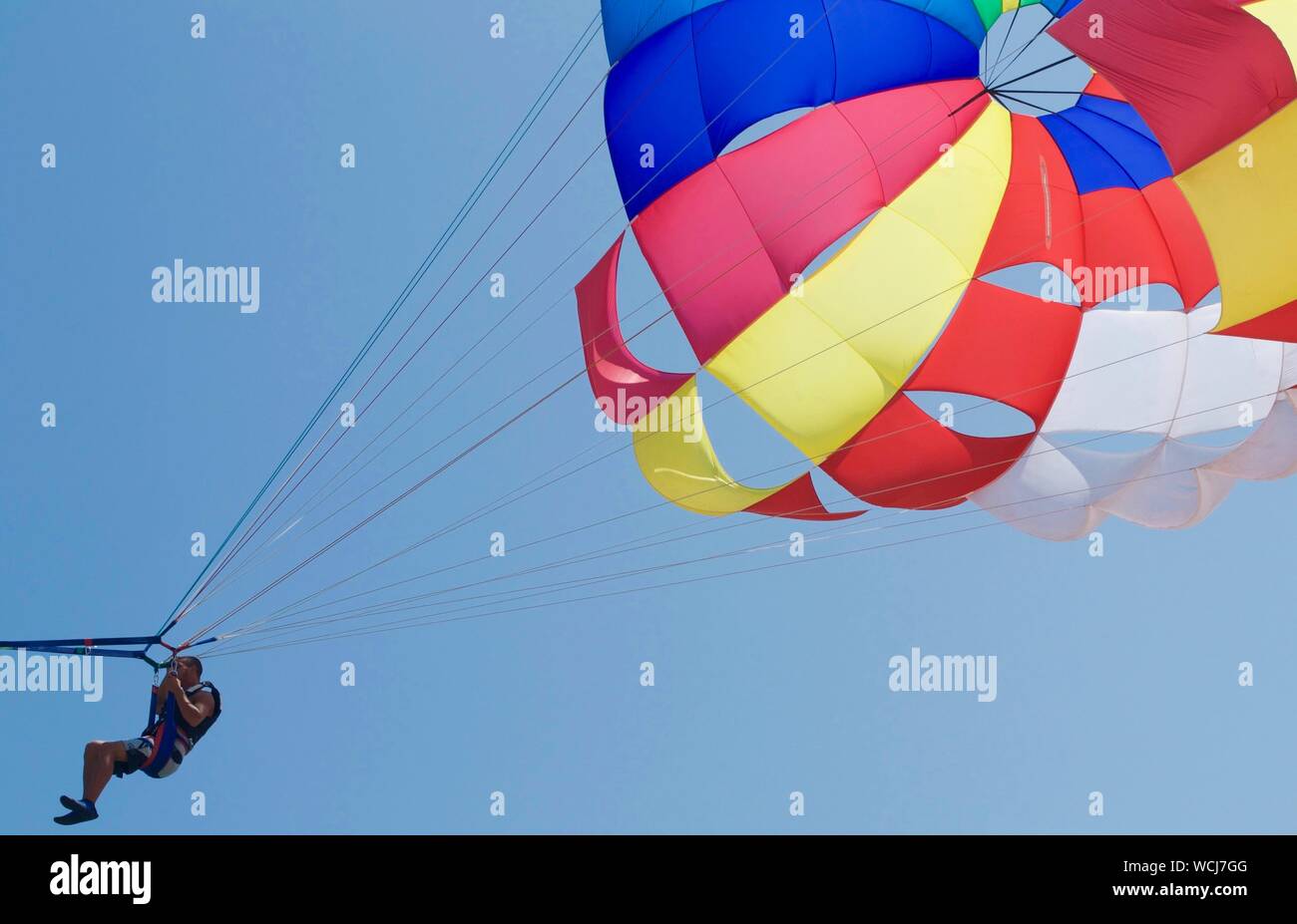 Parapendio a Cipro Foto Stock