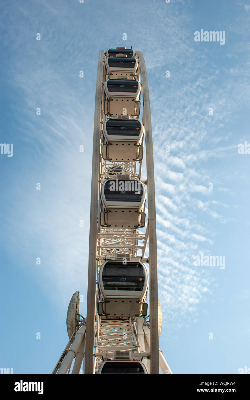 Giant Ferries Wheel di Gdasnk, Polonia Foto Stock