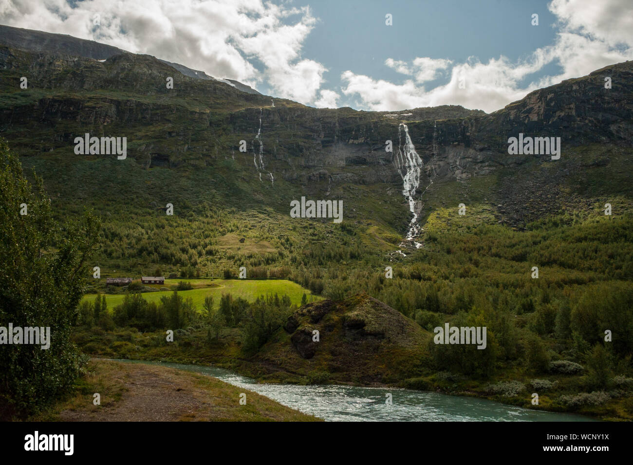 Escursioni al Parco nazionale di Jotunheimen, Norvegia Scandinavia Foto Stock