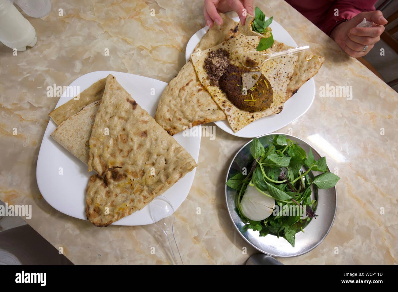 Tradizionale Beryani Isfahan. Bazar Bozorg. Foto Stock