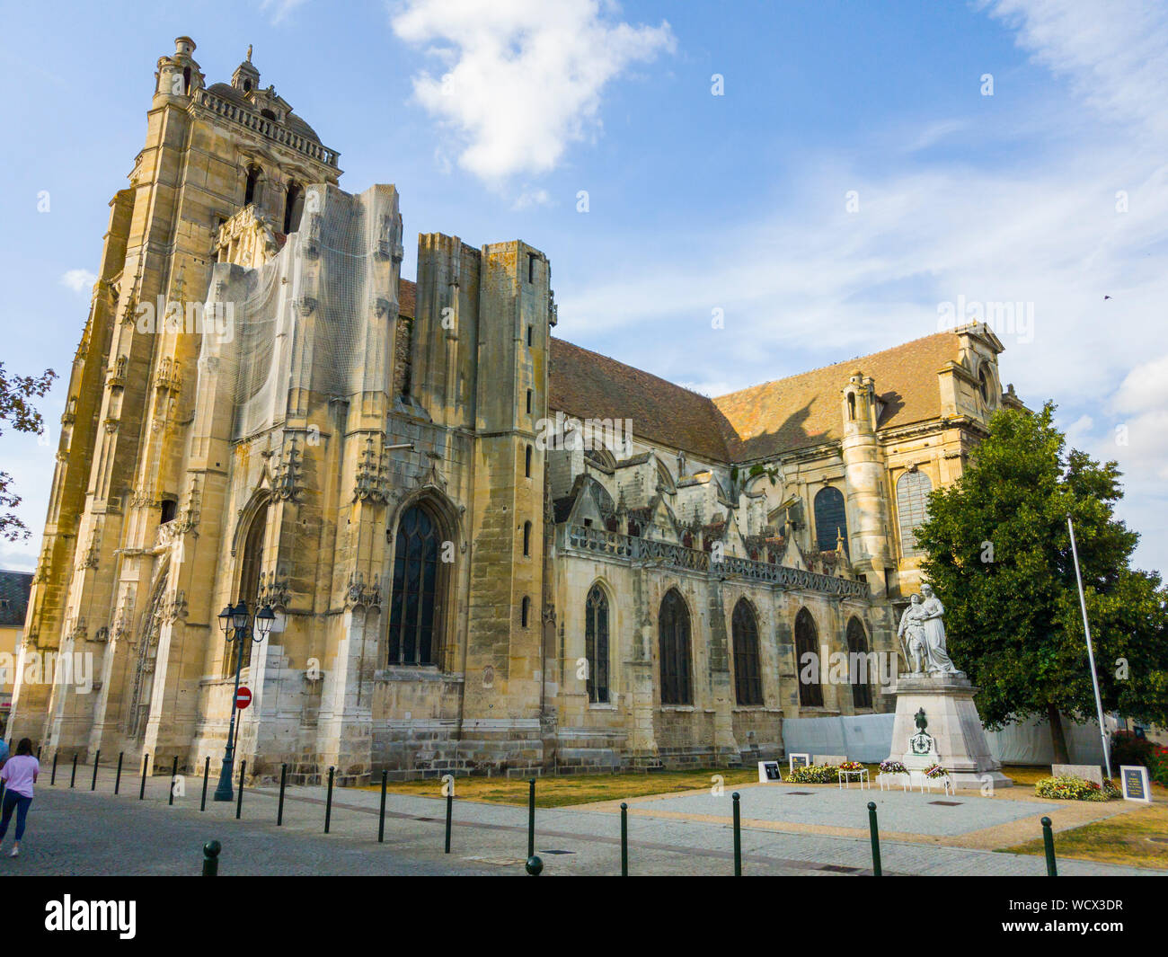 Francia, Eure et Loir (28), Dreux, Saint Pierre chiesa Foto Stock