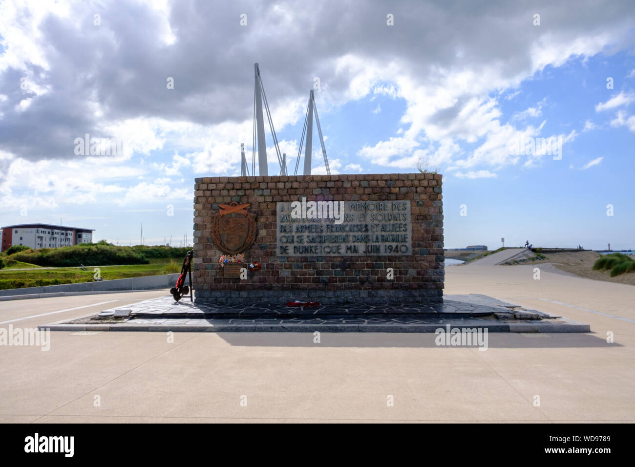 Memoriale della battaglia di Dunkerque Foto Stock