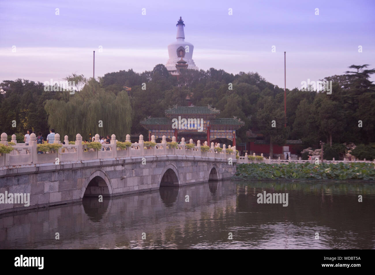 Il parco Beihai in Beijin,Cina Foto Stock