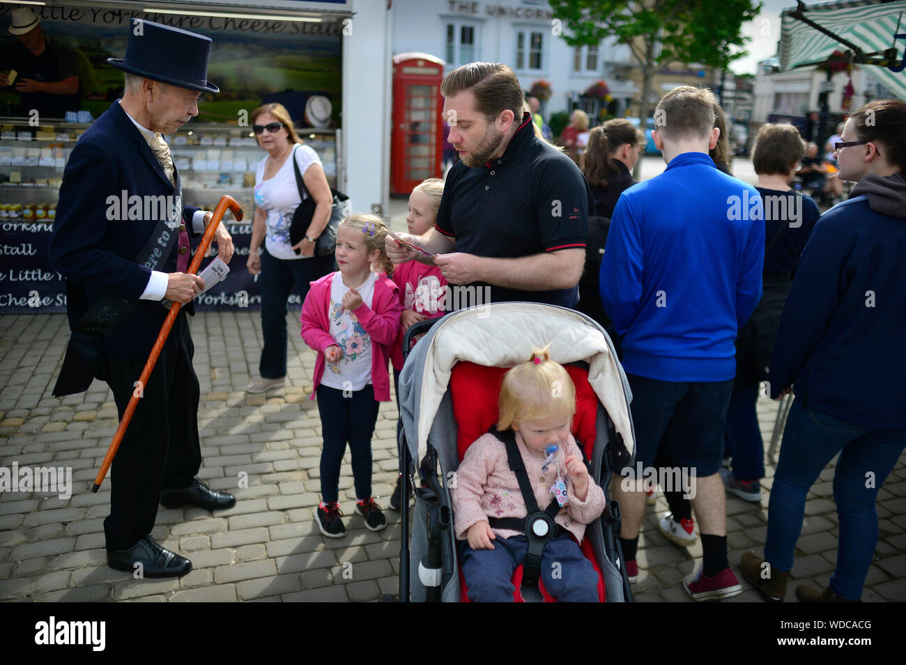 Ripon Market North Yorkshire England Regno Unito Foto Stock