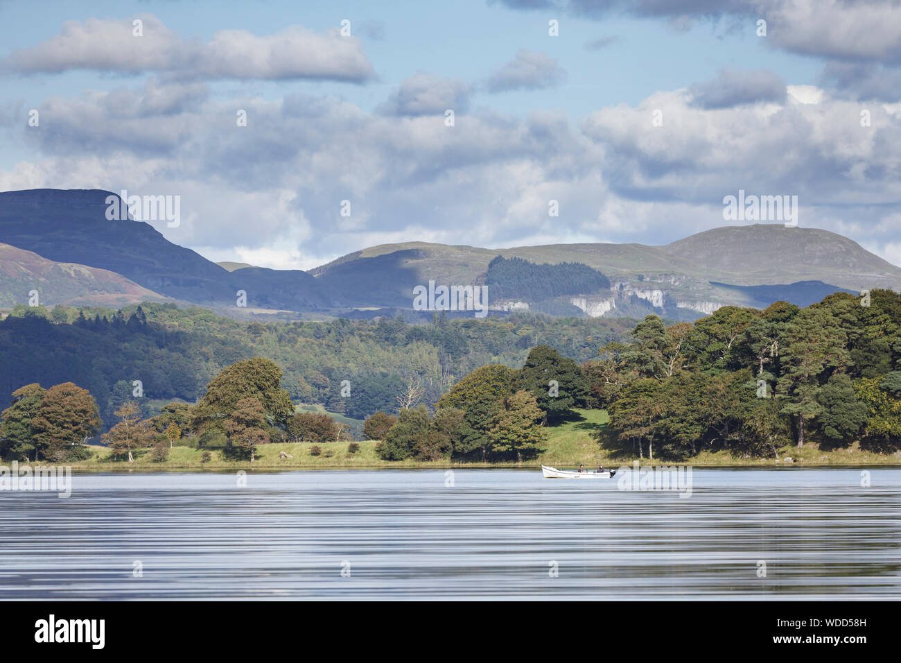 Lough Gill nella Contea di Sligo, Irlanda. Foto Stock