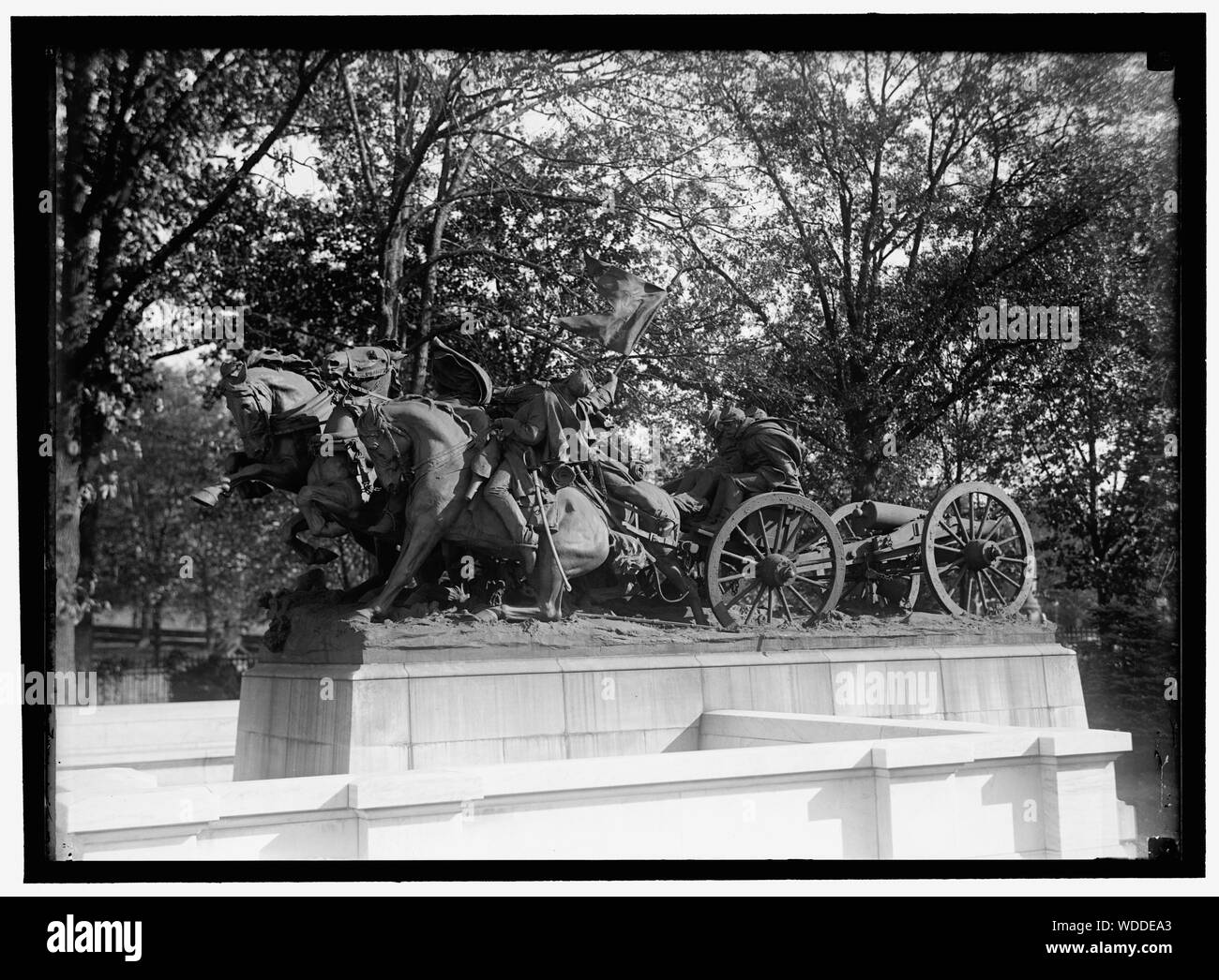 GRANT MEMORIAL presso Capitol. Cassettone gruppo di statue Abstract/medio: 1 negativi : vetro 5 x 7 in. o più piccolo Foto Stock