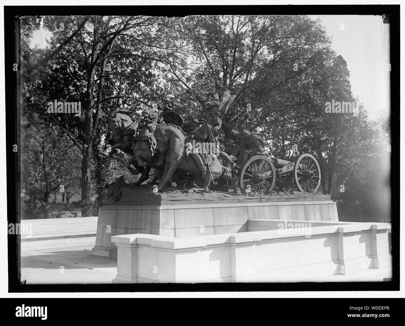 GRANT MEMORIAL presso Capitol. Cassettone gruppo di statue Abstract/medio: 1 negativi : vetro 5 x 7 in. o più piccolo Foto Stock