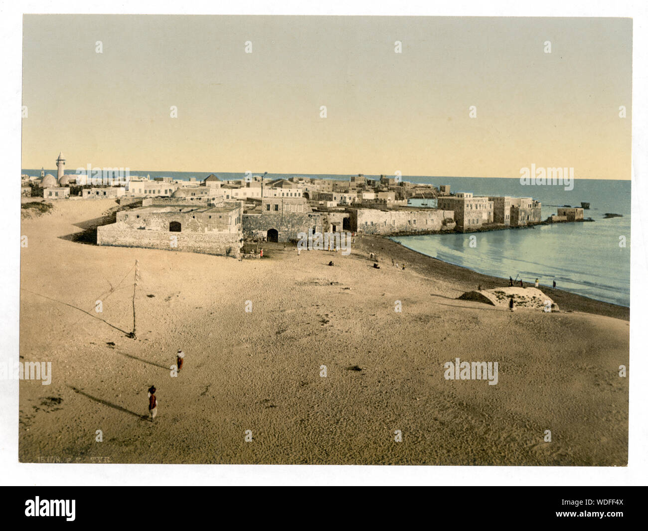 Vista generale, pneumatico, Terra Santa, (cioè, Libano) Foto Stock