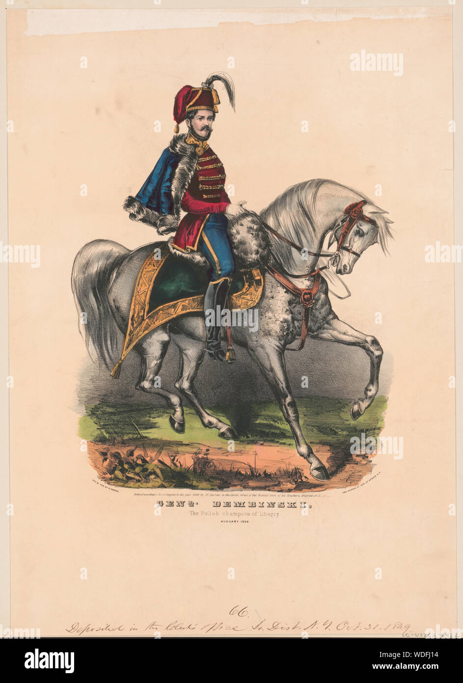 Genl. Dembinski: il campione polacco della libertà Foto Stock