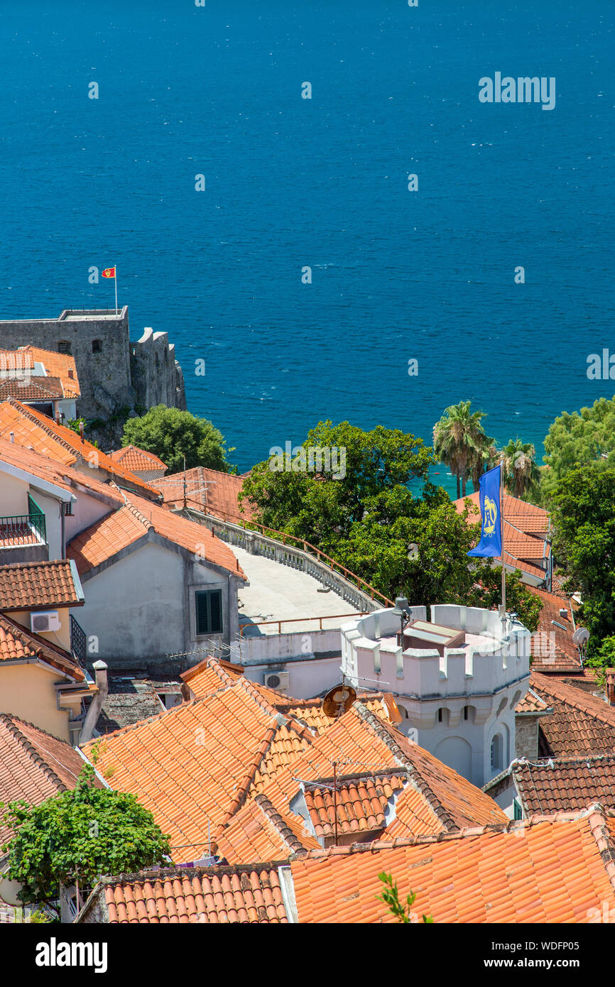 Herceg Novi in Montenegro Foto Stock