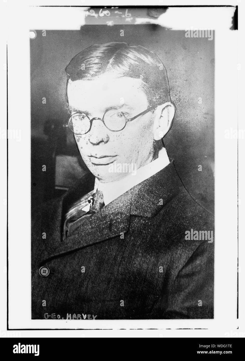 Geo. Harvey Abstract/medio: 1 negativi : vetro 5 x 7 in. o inferiore. Foto Stock