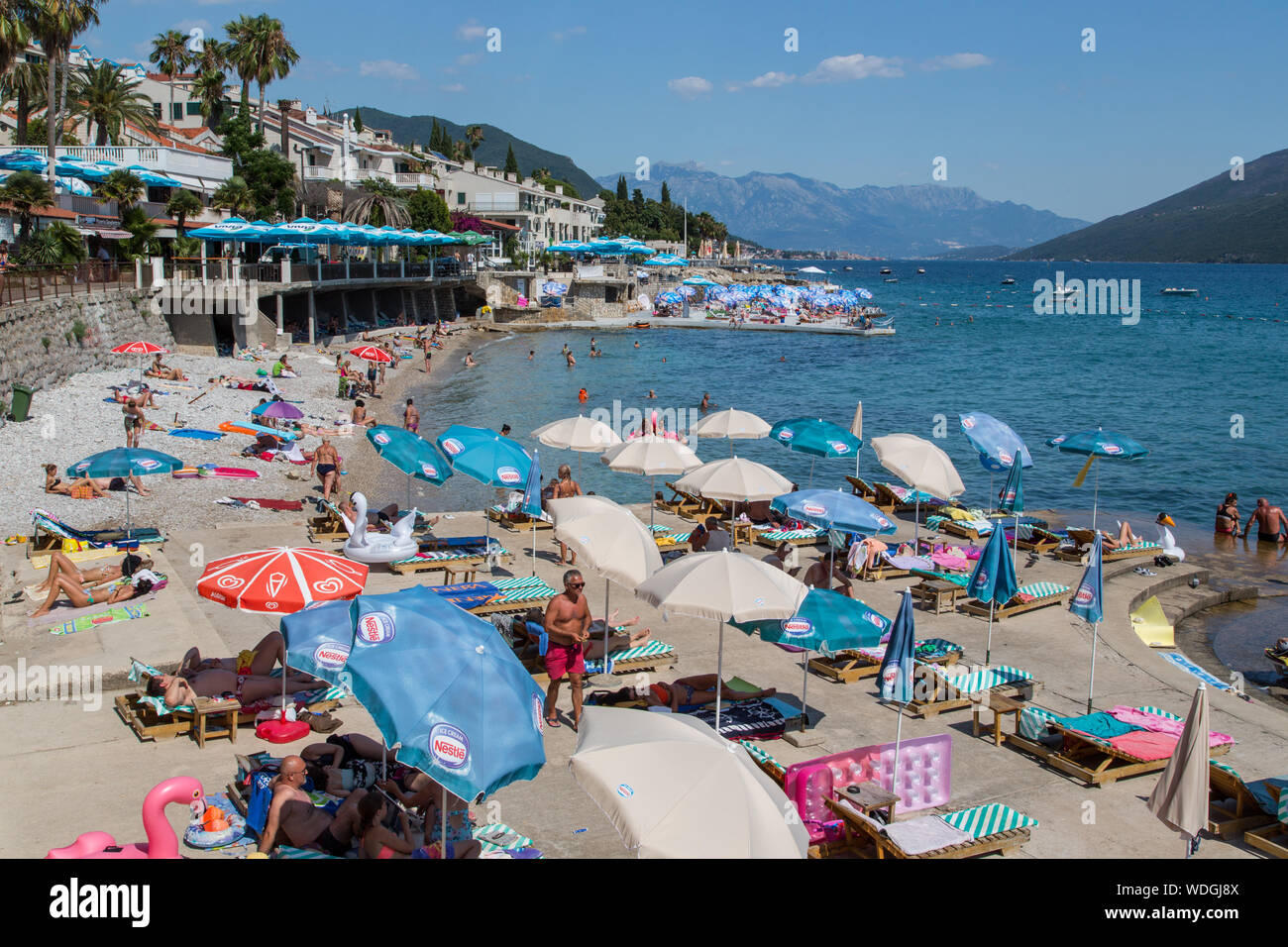 Herceg Novi in Montenegro Foto Stock
