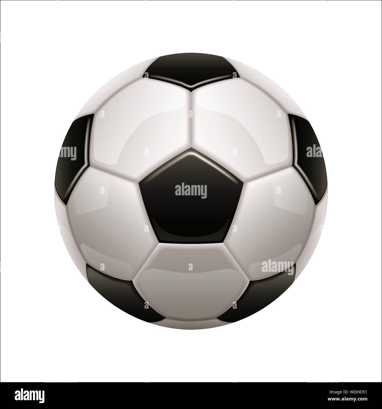 Isolato palla calcio icona. Il calcio europeo Illustrazione Vettoriale