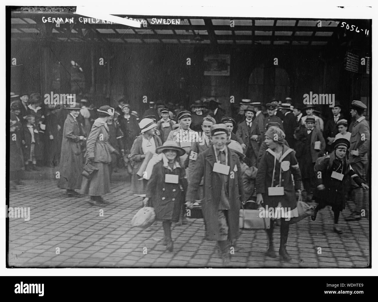 I bambini tedeschi dalla Svezia Abstract/medio: 1 negativi : vetro 5 x 7 in. o inferiore. Foto Stock