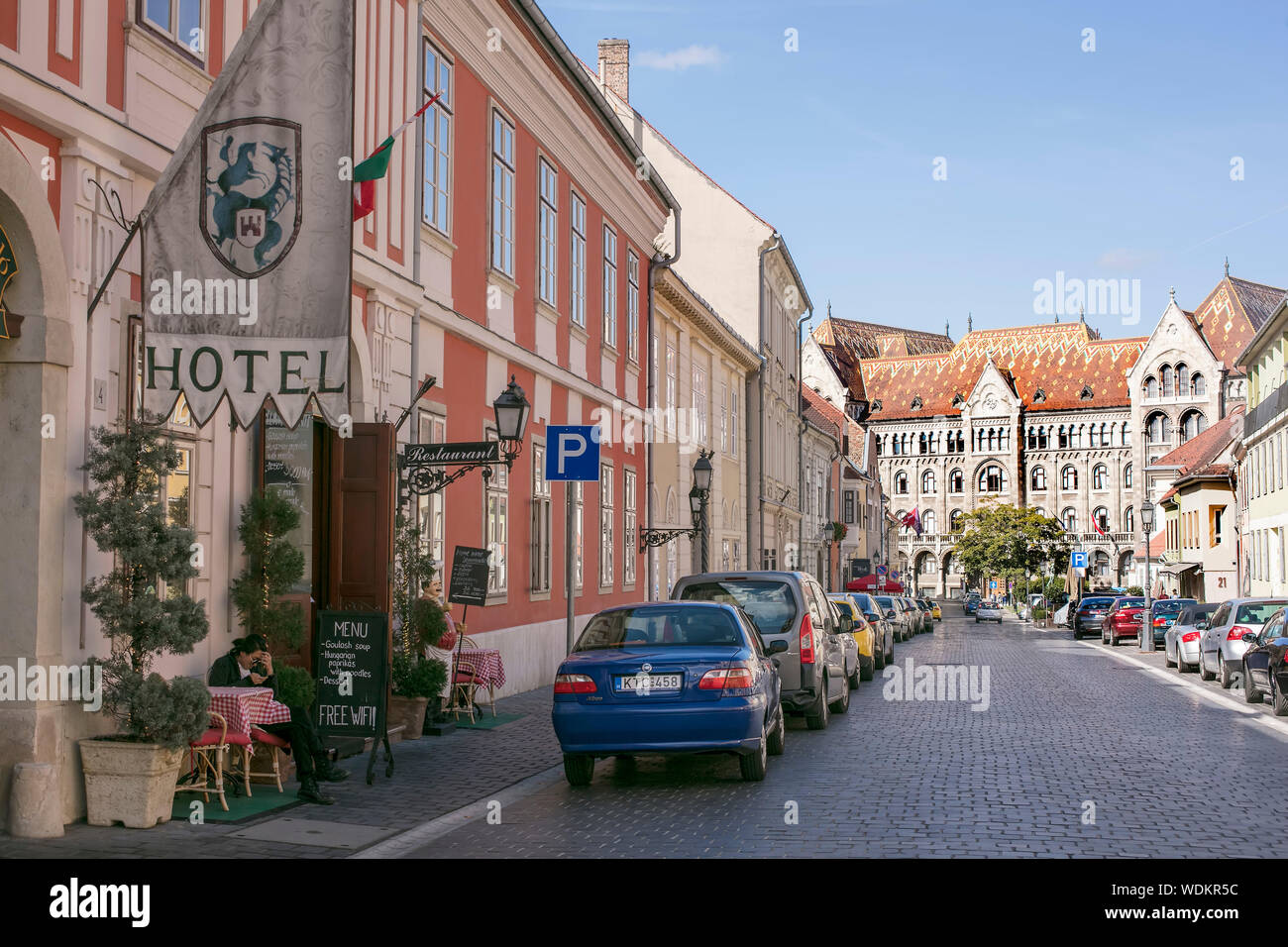 Quartiere del Castello di Budapest Foto Stock