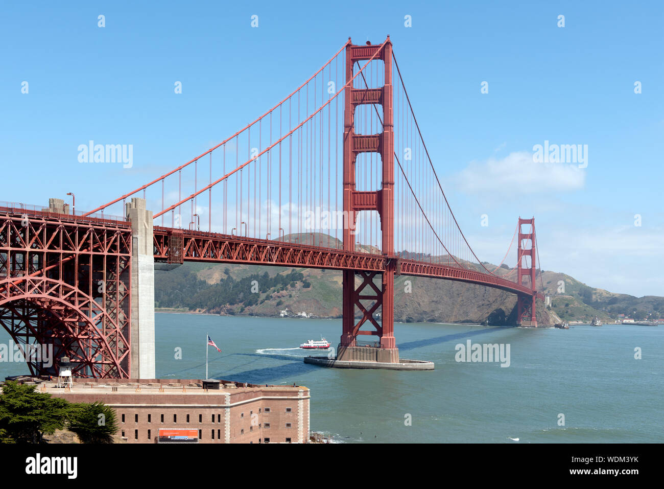 Golden Gate Bridge di San Francisco, California Foto Stock