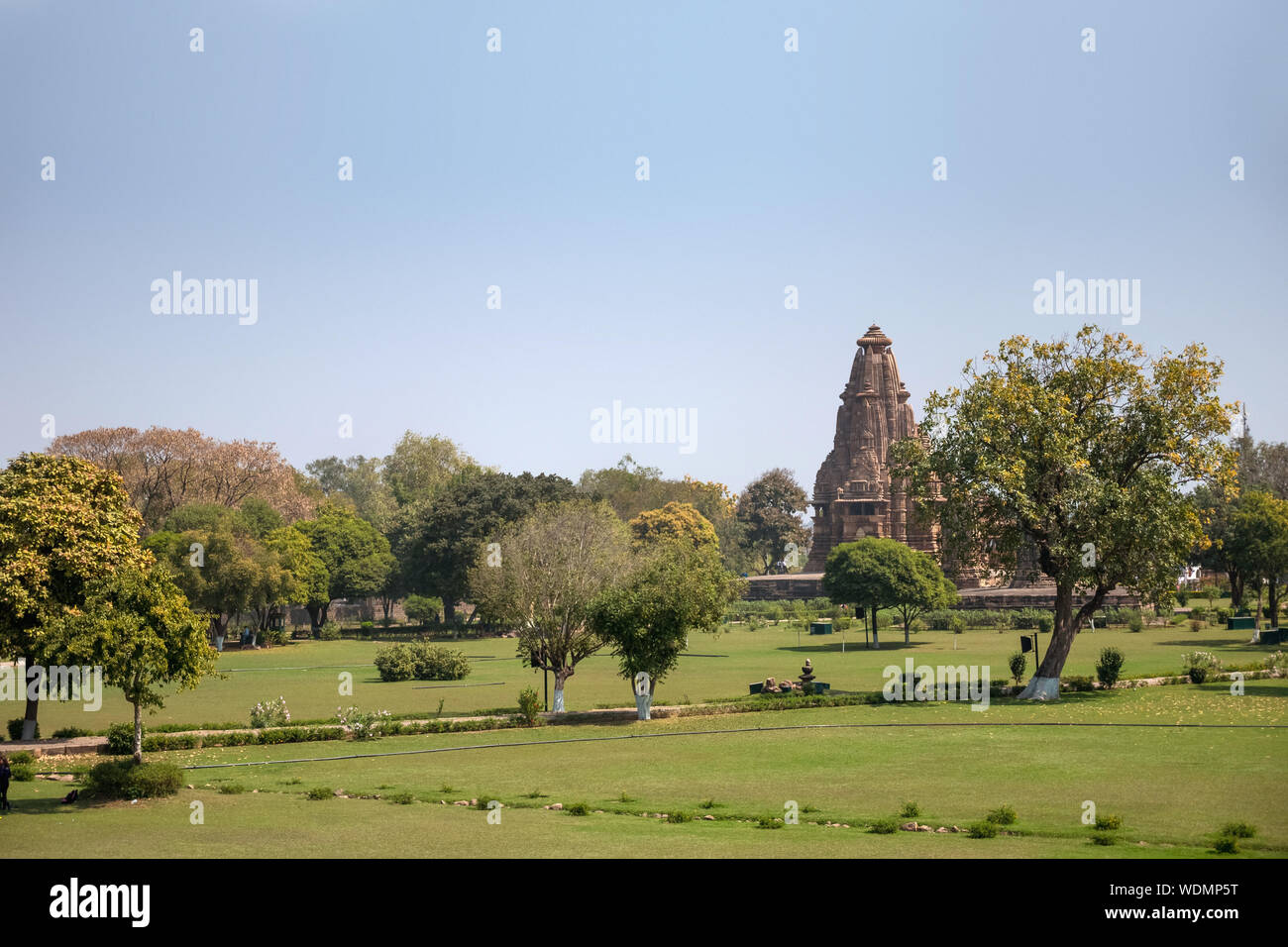 Khajuraho Gruppo di monumenti, Khajuraho, Madhya Pradesh, India, Asia Foto Stock