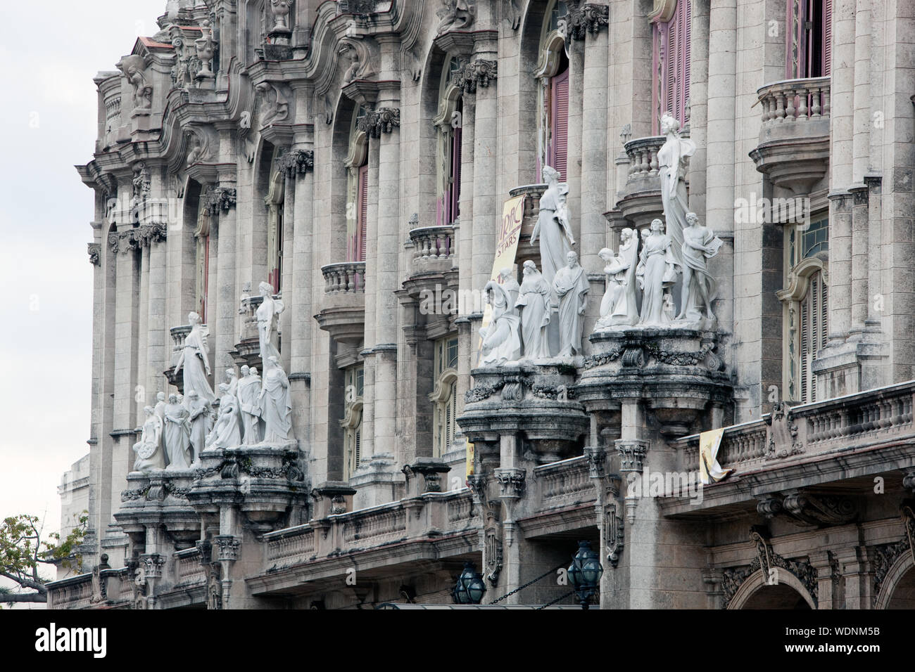 Gran Teatro de la Habana, Cuba Foto Stock