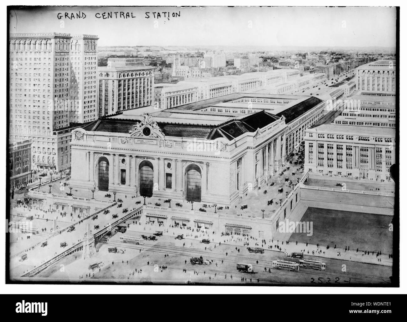 La Grand Central Station Abstract/medio: 1 negativi : vetro 5 x 7 in. o inferiore. Foto Stock
