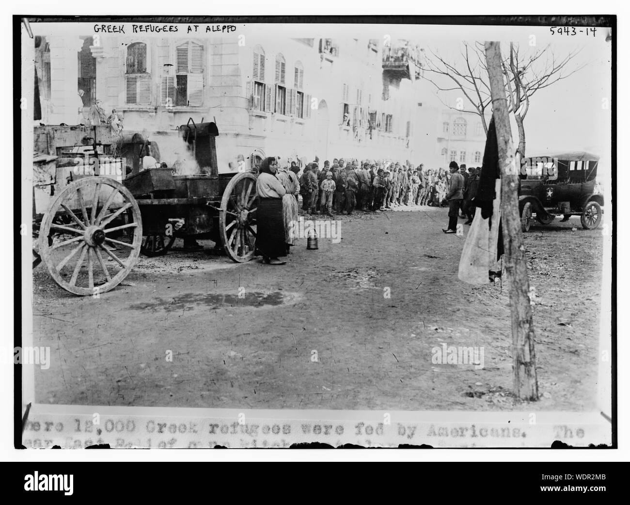 Rifugiati greci ad Aleppo Abstract/medio: 1 negativi : vetro 5 x 7 in. o inferiore. Foto Stock