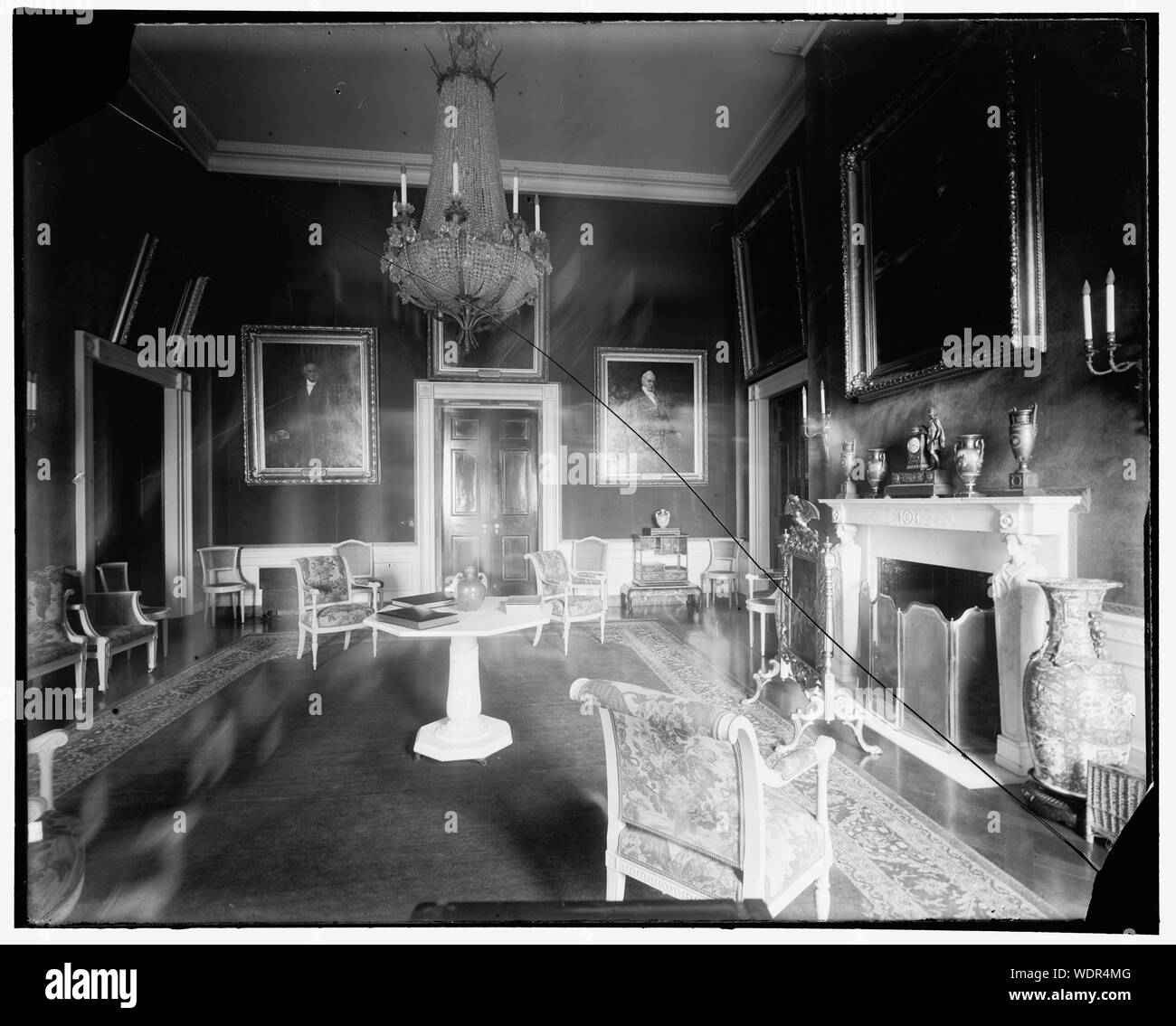 Camera verde [White House] Abstract/medio: Harris & Ewing collezione fotografica Foto Stock