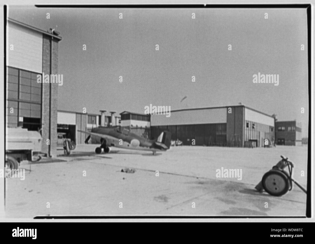 Grumman Aircraft Engineering Corp., Bethpage, Long Island. Abstract/medio: Collezione Gottscho-Schleisner Foto Stock