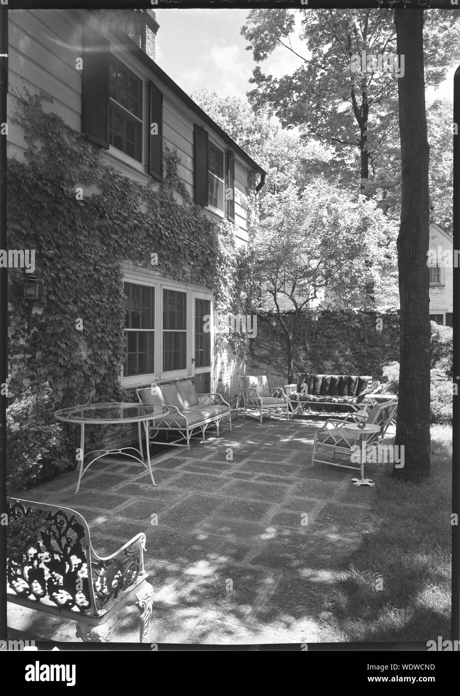 Guido R. Rahr, residence a Manitowoc, Wisconsin. Abstract/medio: Collezione Gottscho-Schleisner Foto Stock