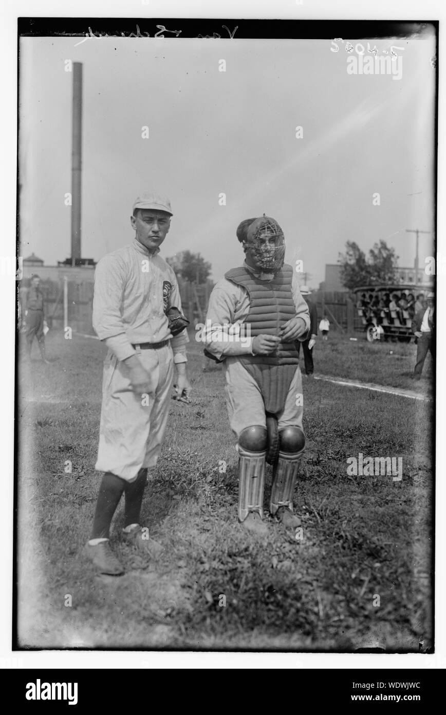 Gus Van & Joe Schenck, Vaudeville di fumetti (baseball) Abstract/medio: 1 negativi : vetro 5 x 7 in. o inferiore. Foto Stock