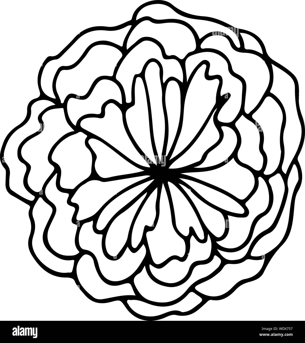 Profilo di microbi icona vettore. Isolato nero semplice elemento linea illustrazione da un concetto medico. Vettoriale modificabile microbo corsa. Icona di virus. Mano Illustrazione Vettoriale