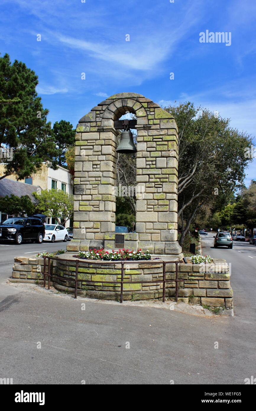 La guerra mondiale I Memorial Arch, Carmel California Foto Stock