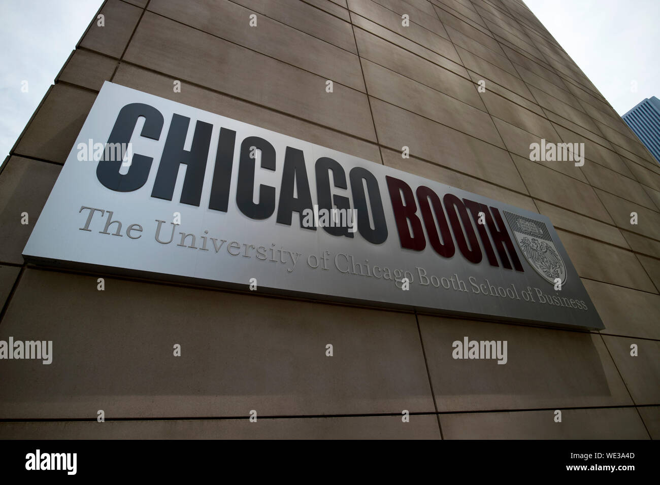 Chicago booth University of Chicago booth school of business di chicago, illinois, Stati Uniti d'America Foto Stock