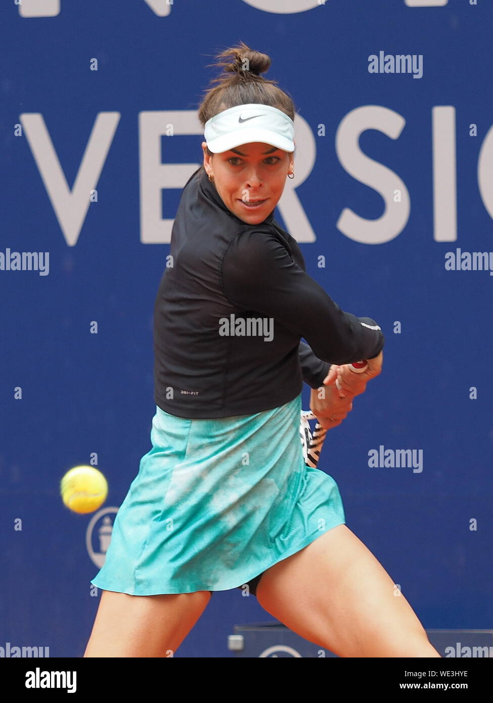 Norimberga, Germania - 21 Maggio 2019: Australian giocatore di tennis Ajla Tomljanovic a Euro 250.000 WTA Torneo Versicherungscup 1. round partita di nuovo Foto Stock